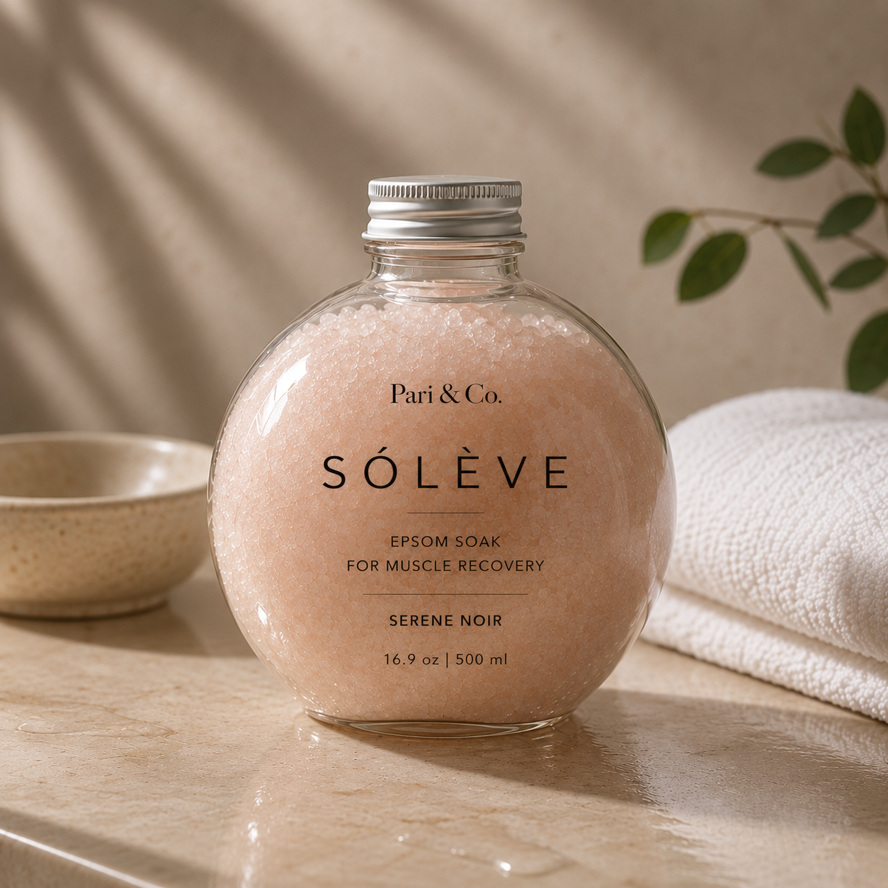 Sólève – Epsom Soak for Muscle Recovery